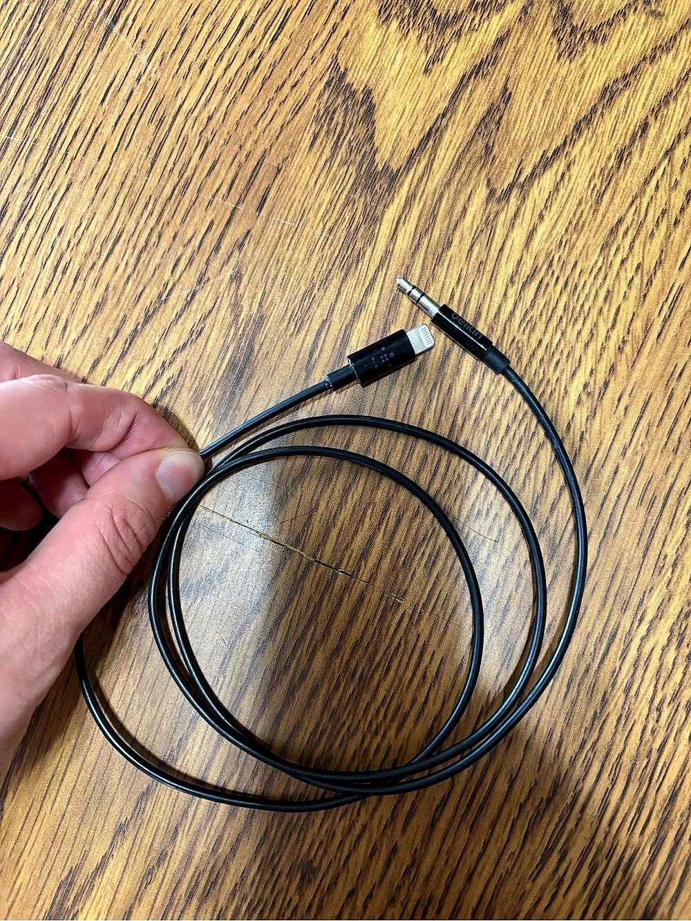 Belkin 3.5 mm Audio Cable with Lightning Connector Black